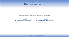 Desktop Screenshot of katharinenstift-mg.de